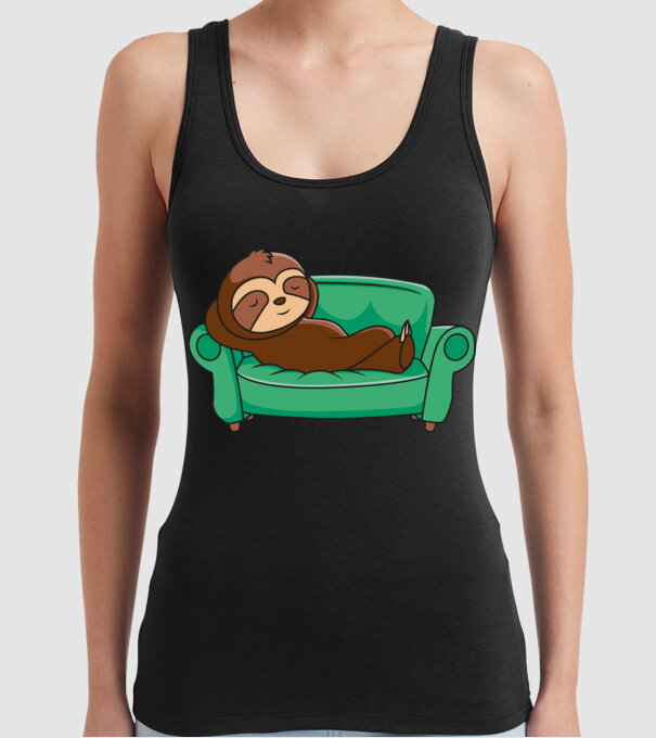 Leneș model negru pe tricou