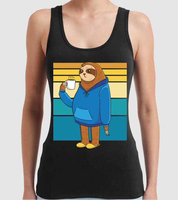 Leneș model negru pe tricou