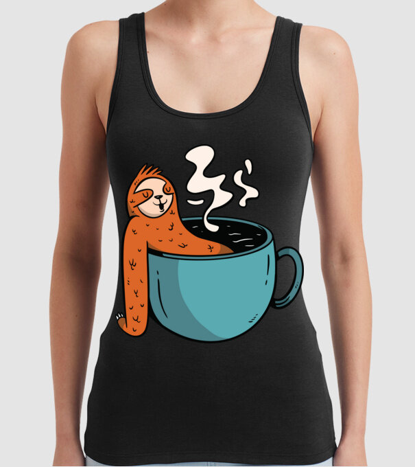 Leneș model negru pe tricou