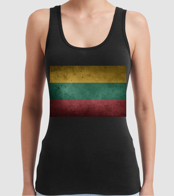 LITHUANIA model negru pe tricou