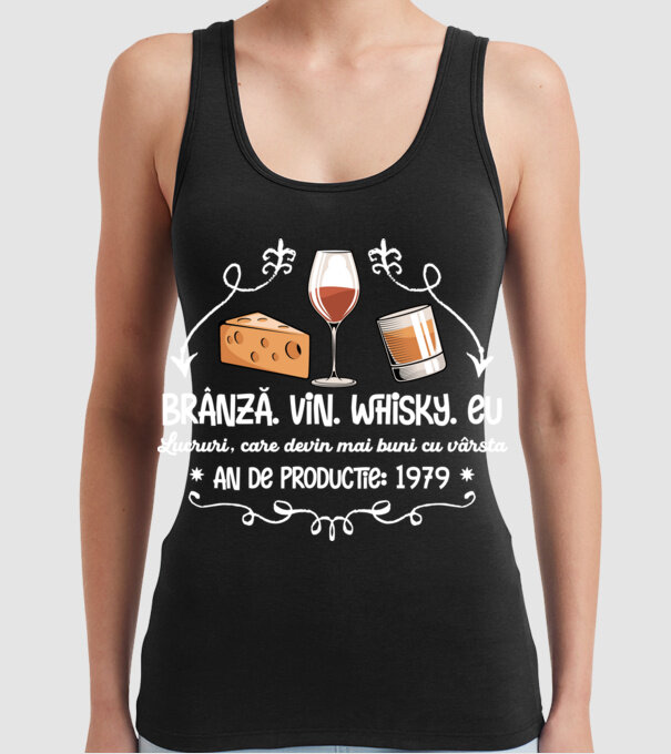 Lucruri, care devin mai buni cu vârsta 1979 45 de ani model negru pe tricou