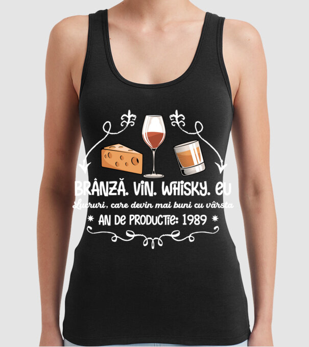 Lucruri, care devin mai buni cu vârsta 1989 35 de ani model negru pe tricou
