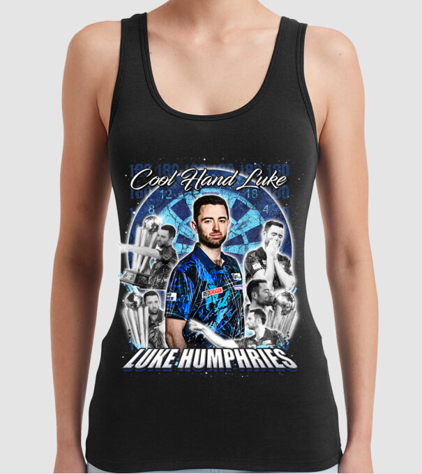 Luke Humphries Cool hand Luke model negru pe tricou
