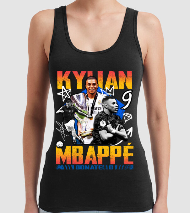 Mbappé tribute model negru pe tricou