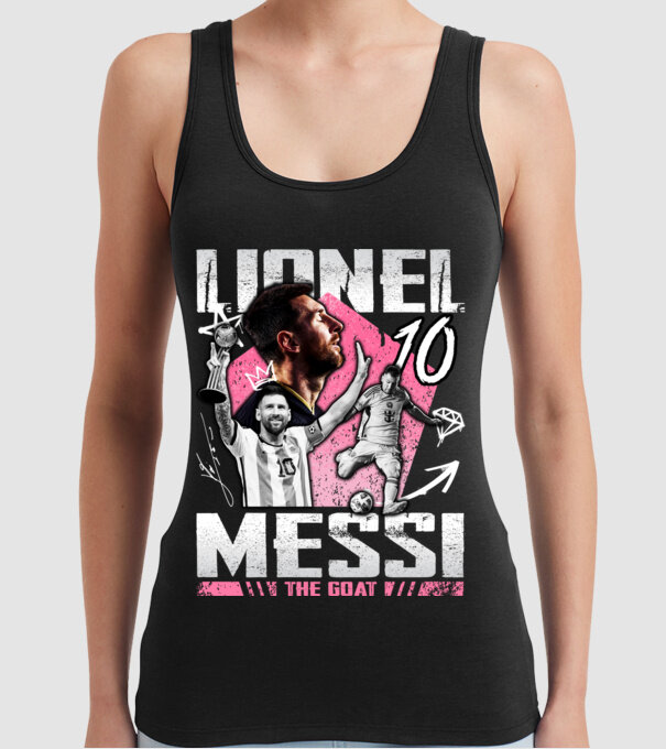 Messi tribute model negru pe tricou