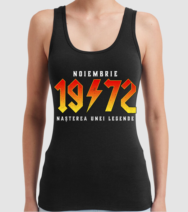 Noiembrie - 1972 - nașterea unei legende model negru pe tricou