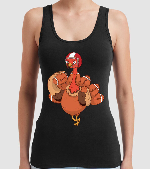 Player Turkey model negru pe tricou