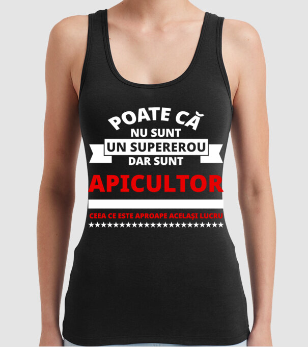 Poate că nu sunt un supererou, dar sunt APICULTOR, ceea ce este aproape același lucru model negru pe tricou