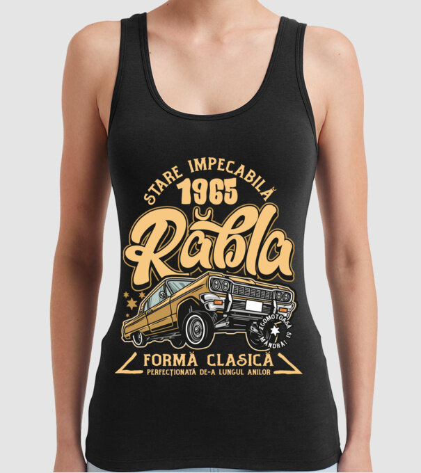 Rablă 1965 model negru pe tricou