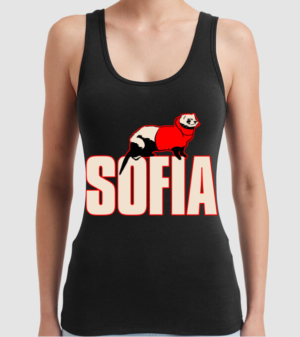 sofia la casa de papel model negru pe tricou