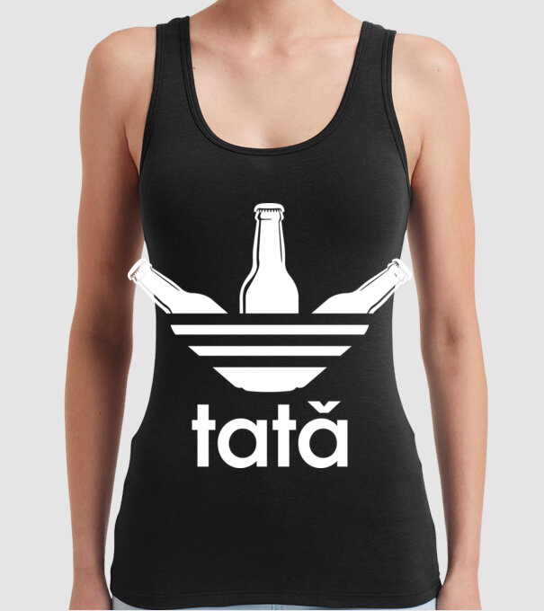 Tatadidas model negru pe tricou