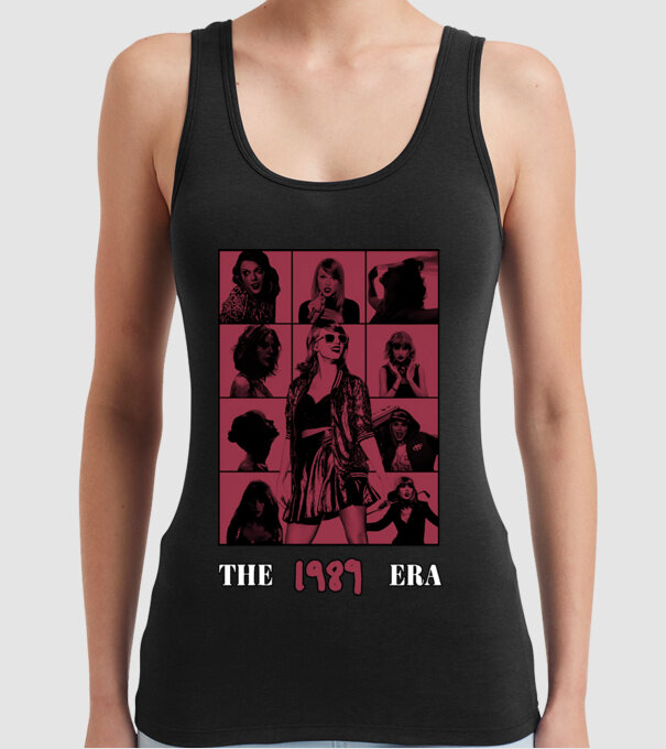 Taylor Swift ERAS red model negru pe tricou