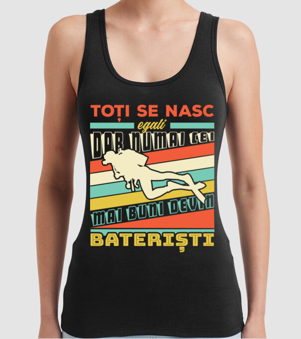 toți se nasc egali, dar numai cei mai buni devin scafandri model negru pe tricou