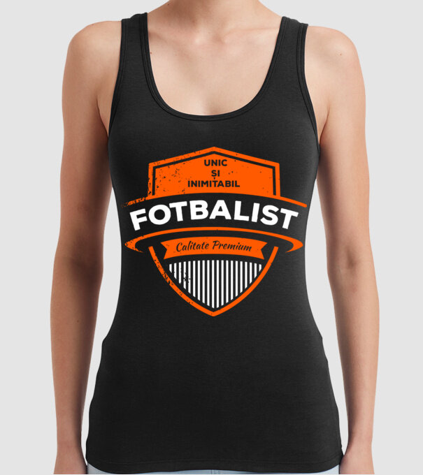 FOTBALIST unic și inimitabil calitate premium model negru pe tricou