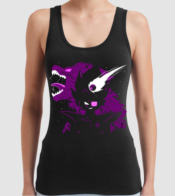 vegeta monkey dragonball model negru pe tricou