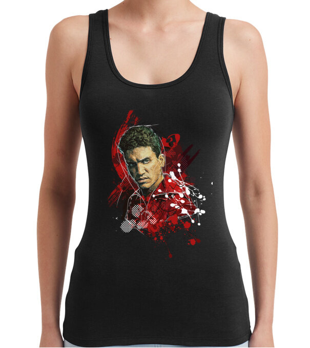  model  pe tricou