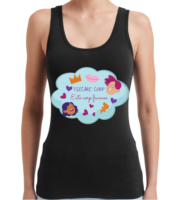  model  pe tricou