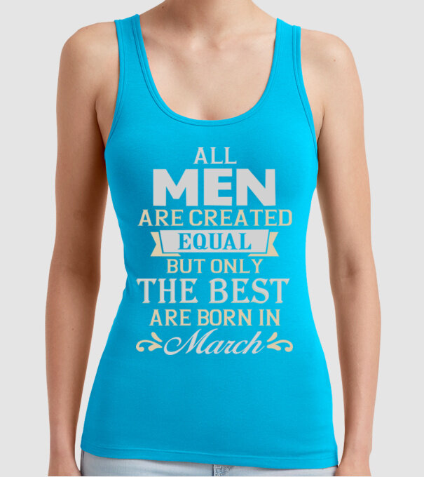 All men created equal but only the beat are born in march model turcoaz pe tricou