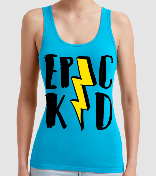 EpicKid model turcoaz pe tricou