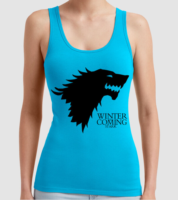game of thrones winter is coming model turcoaz pe tricou