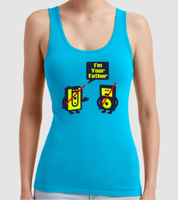 'I''m Your Father 1' model turcoaz pe tricou