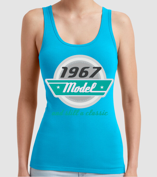 Model and still a classic - 1967 model turcoaz pe tricou