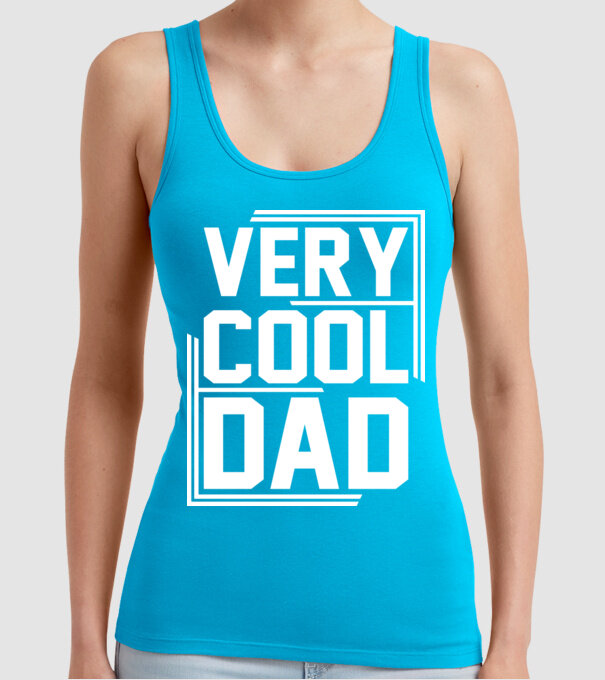 Very Cool Dad model turcoaz pe tricou