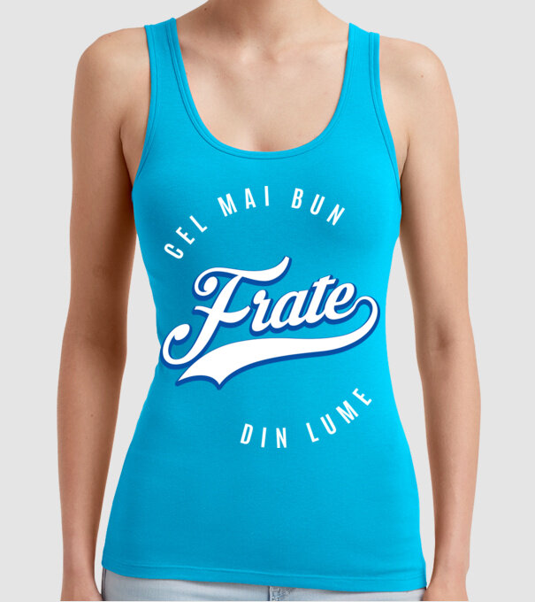Cel mai bun FRATE din lume / Cea mai bună SORĂ din lume model turcoaz pe tricou