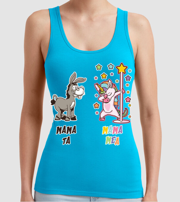 mama ta - mama mea model turcoaz pe tricou