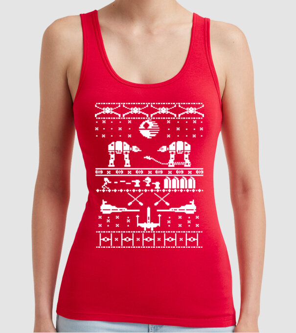 crăciun cu Walker model roșu pe tricou