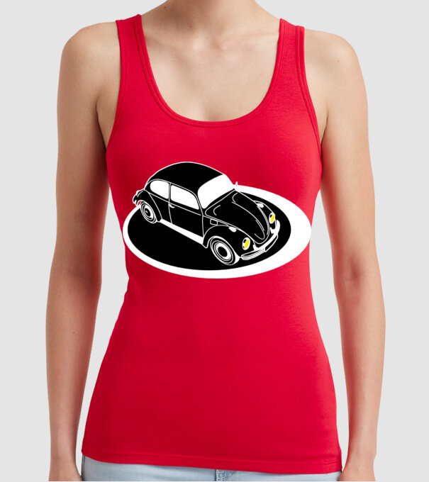 Insectă 3 culori model roșu pe tricou