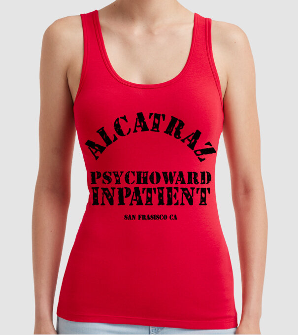 Închisoare carnaval model roșu pe tricou