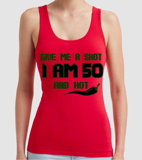Give me a shot - 60 model roșu pe tricou