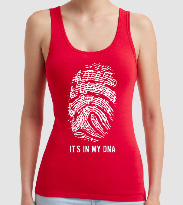 Its in my DNA model roșu pe tricou