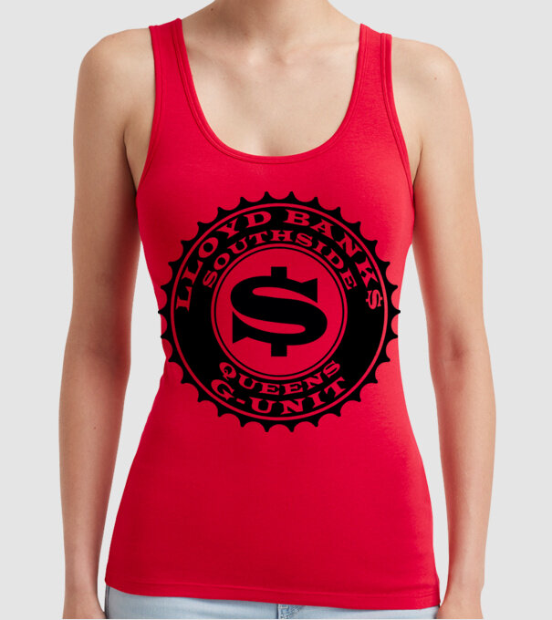 lloyd banks south side model roșu pe tricou