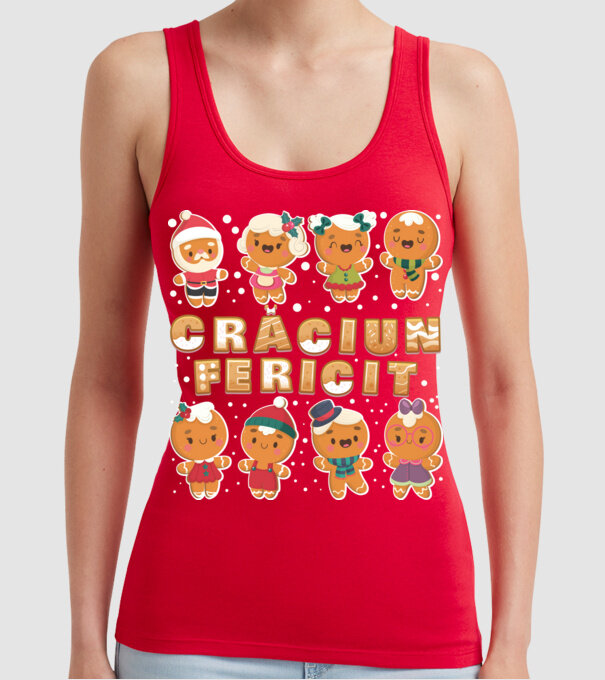 crăciun Fericit model roșu pe tricou
