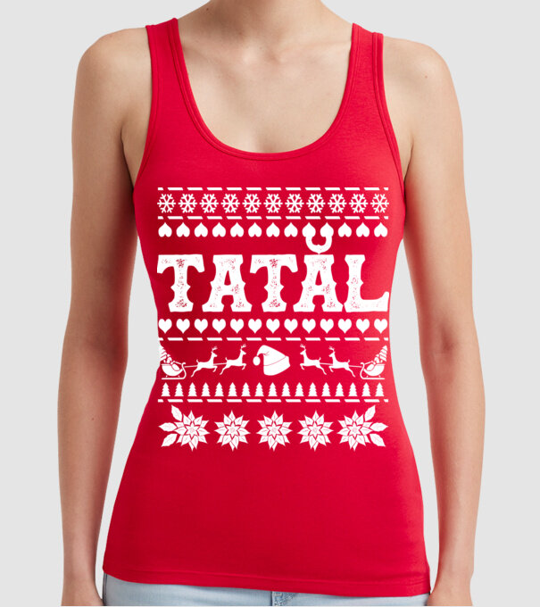 Tatăl model roșu pe tricou