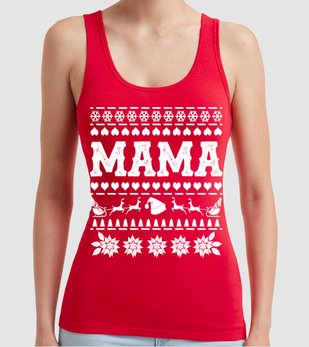 mama model roșu pe tricou
