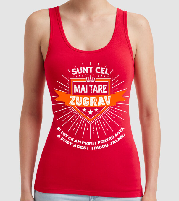 Sunt cel mai tare zugrav și tot ce am primit pentru asta a fost acest tricou jalnic model roșu pe tricou