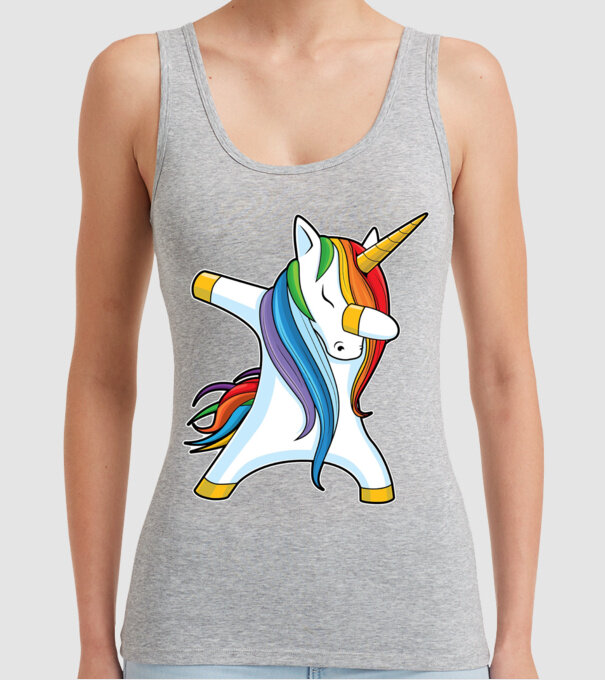 DAB Unicorn 2 model gri pe tricou