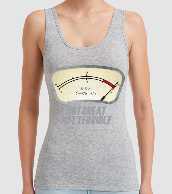 Dosimeter model gri pe tricou