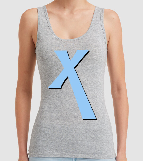 ExcaX model gri pe tricou