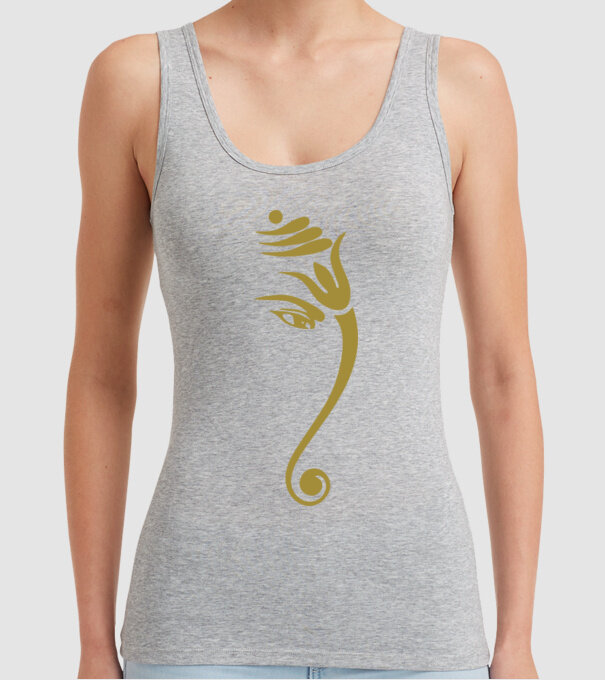 ganesha model gri pe tricou