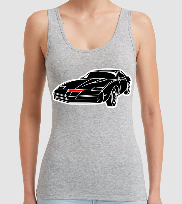 Kitt 3C.eps model gri pe tricou