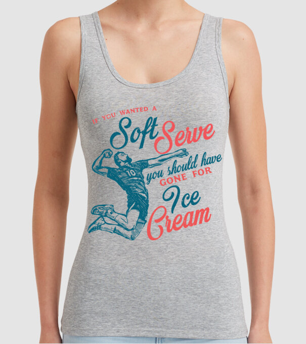 Oldschool volleyball model gri pe tricou