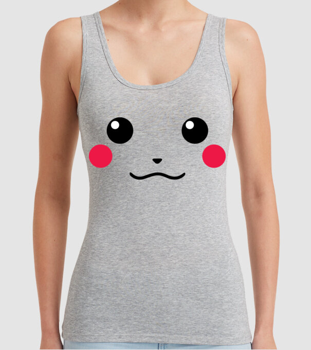Pikachu model gri pe tricou
