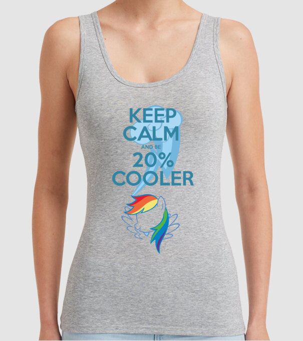 Rainbow Dash model gri pe tricou