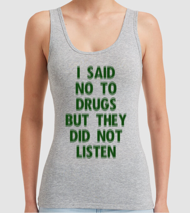 Say no... model gri pe tricou
