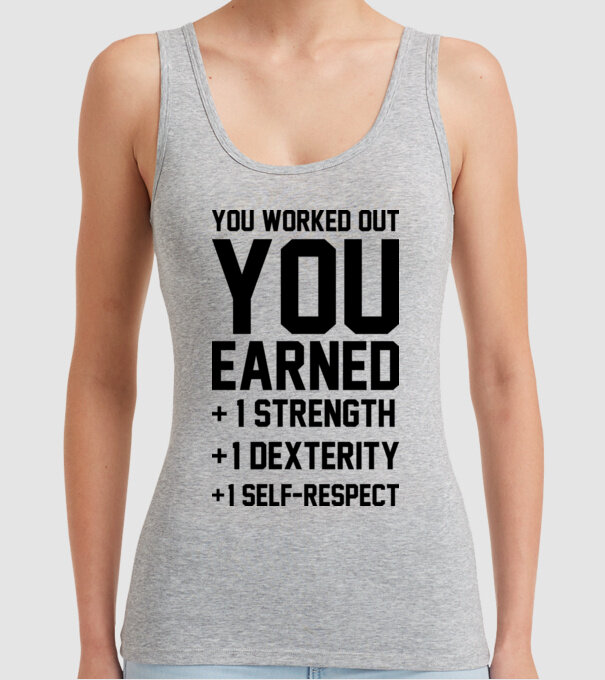 You worked out model gri pe tricou