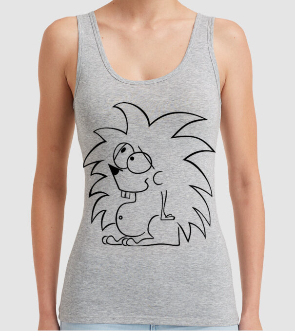 Arici model gri pe tricou